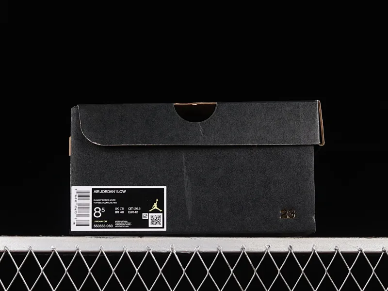 All categories Air Jordan Jordan series basketball shoes Air Jordan 1 Low G version pure original Air Jordan 1 Low "White Toe" AJ1 Joe 1 small black red toe low-top basketball shoes 553558-063